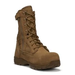 Men's Belleville Flyweight Composite Toe Side-Zip Boots Brown