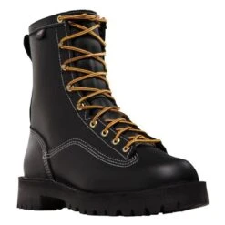 Men's Danner 8" Super Rain Forest GTX Composite Toe Boots Black