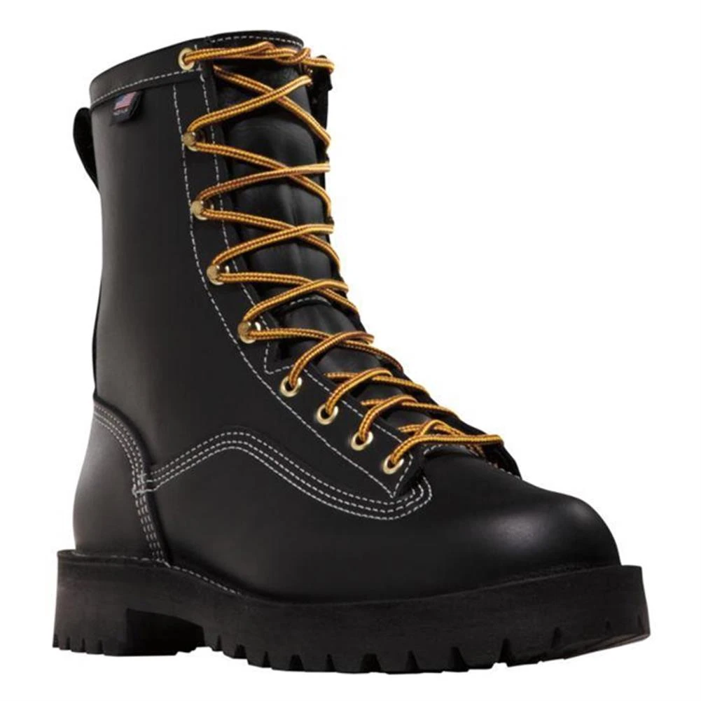 Men's Danner 8" Super Rain Forest GTX Composite Toe Boots Black 1 Men's Danner 8" Super Rain Forest GTX Composite Toe Boots Black