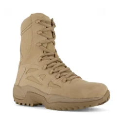 Men's Reebok 8" Rapid Response RB Side-Zip Boots Tan