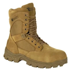 Men's Rocky Alpha Force Side-Zip Composite Toe Boots Brown