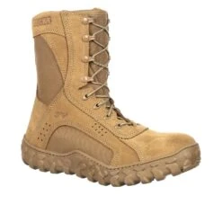 Men's Rocky S2V Composite Toe Tactical Military Boots Brown