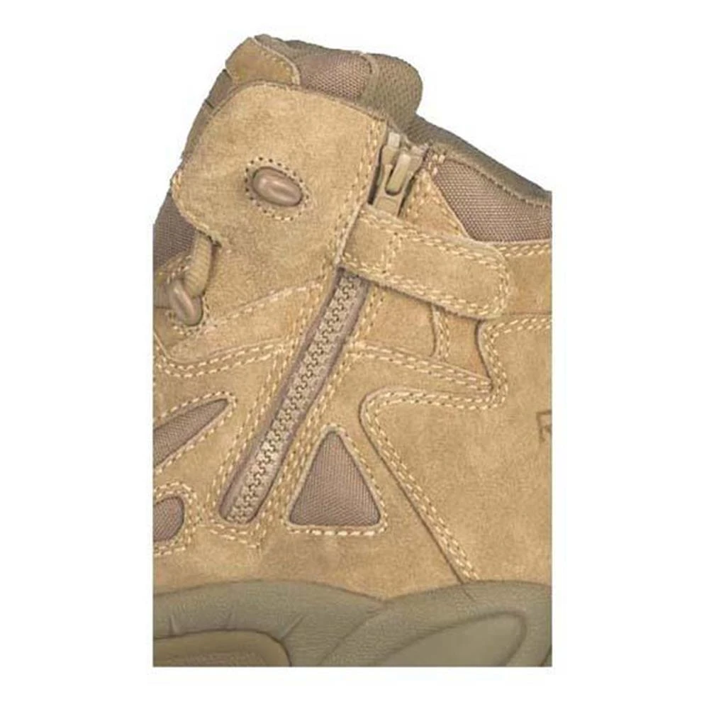 Men's Reebok 6" Rapid Response RB Side-Zip Boots Tan 2 Men's Reebok 6" Rapid Response RB Side-Zip Boots Tan - Image 2