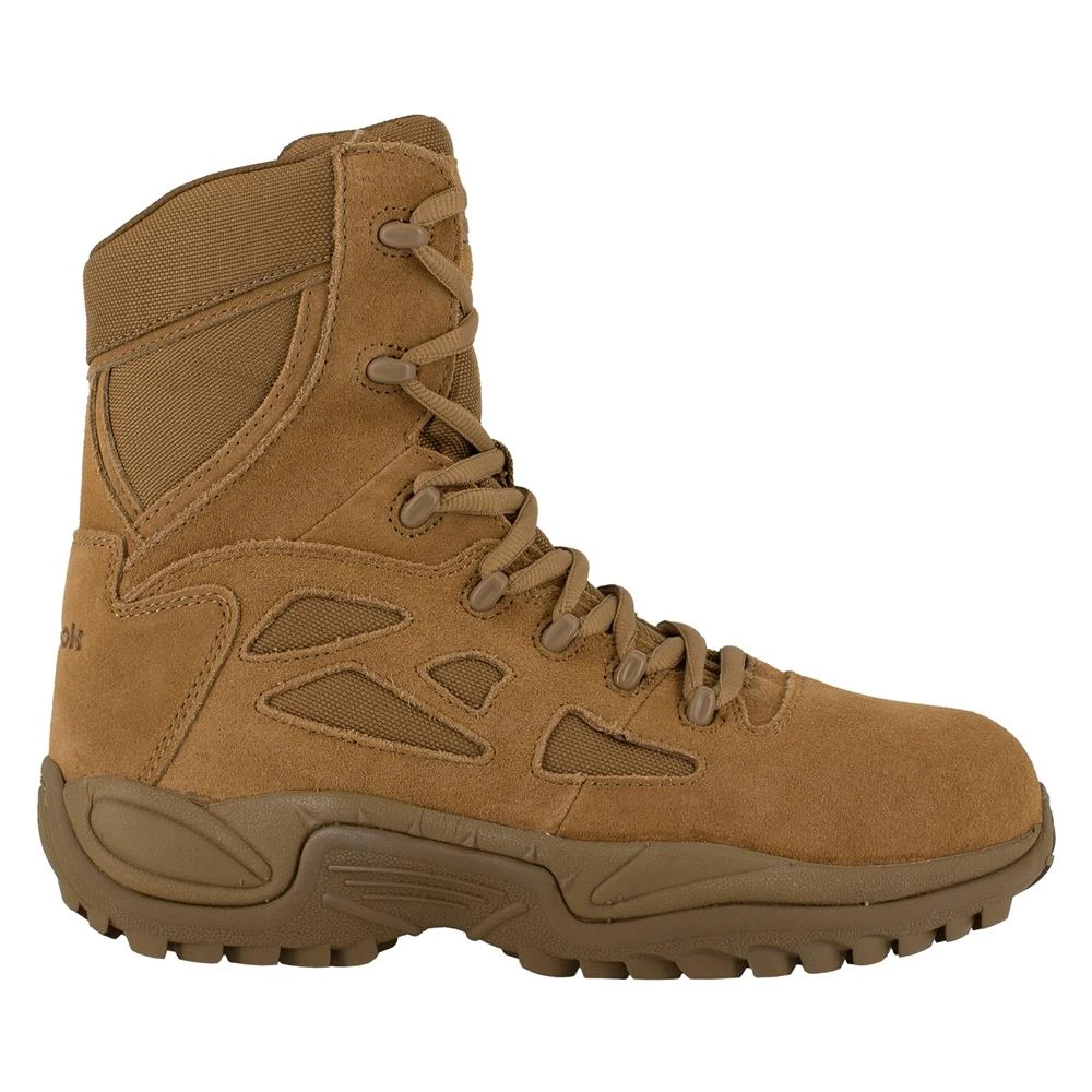 Women's Reebok 8" Rapid Response RB Stealth Tactical Composite Toe Side-Zip Boots Brown 2 Women's Reebok 8" Rapid Response RB Stealth Tactical Composite Toe Side-Zip Boots Brown - Image 2