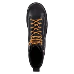 Men's Danner 8" Super Rain Forest GTX Boots Black -Belleville Boot shop 2 1001 danner 8 super rain forest gtx black