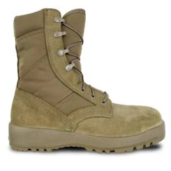 Men's McRae 8" Mil-Spec Hot Weather Steel Toe Boots Coyote -Belleville Boot shop 2 1001 mcrae 8 mil spec hot weather steel toe coyote