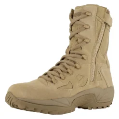 Men's Reebok 8" Rapid Response RB Side-Zip Boots Tan -Belleville Boot shop 2 1001 reebok 8 rapid response rb side zip desert tan
