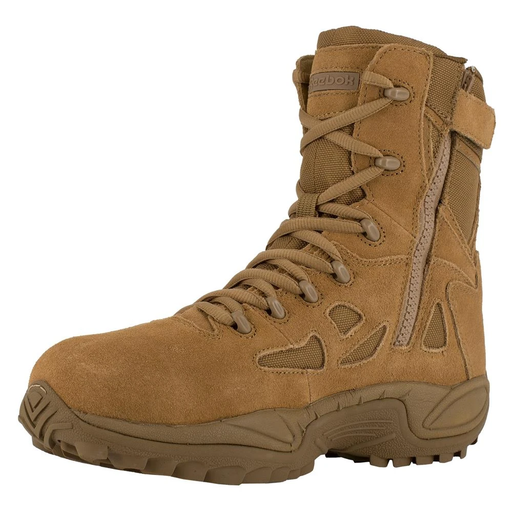 Women's Reebok 8" Rapid Response RB Stealth Tactical Composite Toe Side-Zip Boots Brown 3 Women's Reebok 8" Rapid Response RB Stealth Tactical Composite Toe Side-Zip Boots Brown - Image 3