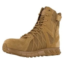 Men's Reebok 8" Trailgrip Tactical Composite Toe Side Zip Boots Brown -Belleville Boot shop 2 1001 reebok 8 trailgrip tactical composite toe side zip coyote brown