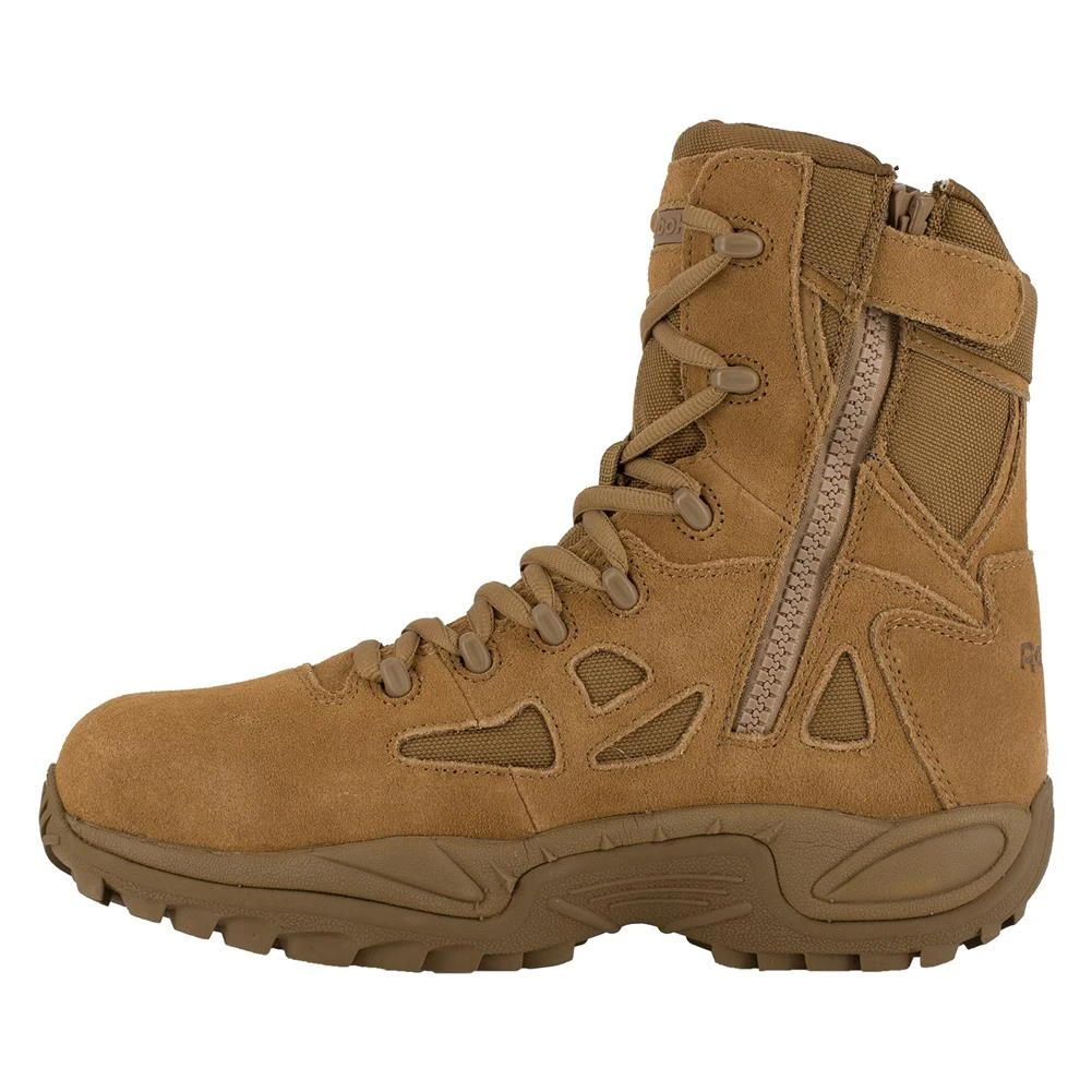 Women's Reebok 8" Rapid Response RB Stealth Tactical Composite Toe Side-Zip Boots Brown 4 Women's Reebok 8" Rapid Response RB Stealth Tactical Composite Toe Side-Zip Boots Brown - Image 4