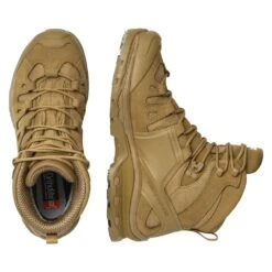 Men's Salomon Quest 4D Forces 2 GTX Boots Brown -Belleville Boot shop 4 1001 salomon quest 4d forces 2 gtx coyote brown