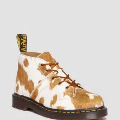Dr. MartensChurch Hair On Platform Boots - Cow Print