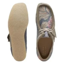 ClarksMens Wallabee Boots - Grey Floral 13 ClarksMens Wallabee Boots - Grey Floral -Belleville Boot shop Clarks Men s Wallabee Grey Floral 20230419223012 3