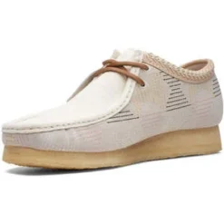 ClarksWallabee Boots - Off White Hairy -Belleville Boot shop Clarks Wallabee boots Off White Hairy 20231020174758 1