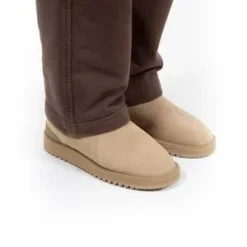 SuicokeEls Mwpab Mid Suede Boots - Beige