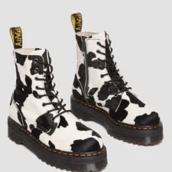 Dr. MartensJadon Hair On Ankle Boots - Cow Print -Belleville Boot shop Jadon Hair On Ankle Boots Cow Print 20230803060953 1