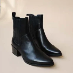 VagabondMARJA LEATHER BOOTS - BLACK