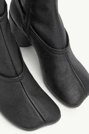 MM6 Maison MargielaAnatomic Ankle Boots - Black 3 MM6 Maison MargielaAnatomic Ankle Boots - Black - Image 3