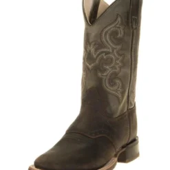 Old West Youth Green Waxy Top Brown Western Boots -Belleville Boot shop P2256915 01 45686.1630089186
