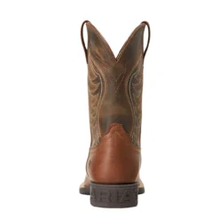 Ariat Boys Sorrel Crunch And Army Green Amos Wide Square Toe Boots -Belleville Boot shop P2498900 4 45755.1641339720