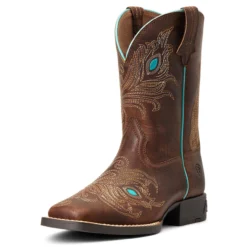 Ariat Girls Bright Eyes II Wide Square Toe Boots