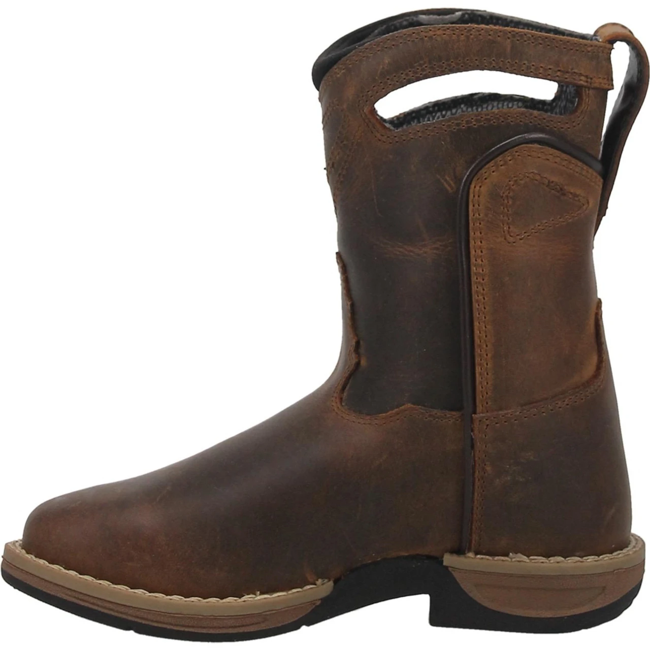 Dan Post Boys Tan Hayden Broad Square Toe Boots 2 Dan Post Boys Tan Hayden Broad Square Toe Boots - Image 2