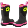 Noble Outfitters Girls' MUDS Vivid High Neon Pink & Black Boots