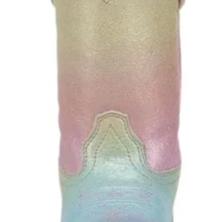 Dan Post Girls 8" Pull On Ombre Rainbow Multi Western Boots -Belleville Boot shop P2779885 3 15571.1696604206