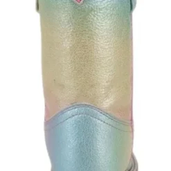 Dan Post Girls 8" Pull On Ombre Rainbow Multi Western Boots -Belleville Boot shop P2779885 4 00701.1696604207