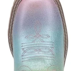 Dan Post Girls 8" Pull On Ombre Rainbow Multi Western Boots -Belleville Boot shop P2779885 5 82017.1696604207