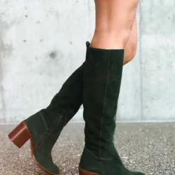 Intentionally BlankPort Tall Boots - Forest Suede