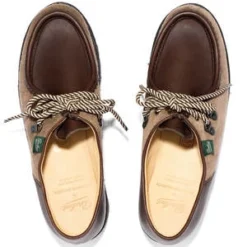 Parabootx Engineered Garments Boots - Michael/Marche Marron Lisse Caf/Velours Smoky -Belleville Boot shop Paraboot x Engineered Garments Boots Michael Marche Marron Lisse Caf Velours Smoky 20221124003808 2