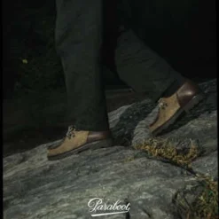 Parabootx Engineered Garments Boots - Michael/Marche Marron Lisse Caf/Velours Smoky -Belleville Boot shop Paraboot x Engineered Garments Boots Michael Marche Marron Lisse Caf Velours Smoky 20221124003810 1