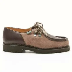 Parabootx Engineered Garments Boots - Michael/Marche Marron Lisse Caf/Velours Smoky -Belleville Boot shop Paraboot x Engineered Garments Boots Michael Marche Marron Lisse Caf Velours Smoky 20221124003811 1