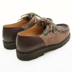 Parabootx Engineered Garments Boots - Michael/Marche Marron Lisse Caf/Velours Smoky -Belleville Boot shop Paraboot x Engineered Garments Boots Michael Marche Marron Lisse Caf Velours Smoky 20221124003811 2