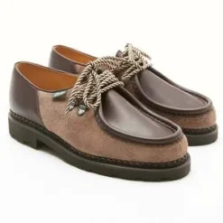 Parabootx Engineered Garments Boots - Michael/Marche Marron Lisse Caf/Velours Smoky -Belleville Boot shop Paraboot x Engineered Garments Boots Michael Marche Marron Lisse Caf Velours Smoky 20221124003811