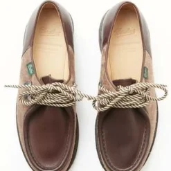 Parabootx Engineered Garments Boots - Michael/Marche Marron Lisse Caf/Velours Smoky -Belleville Boot shop Paraboot x Engineered Garments Boots Michael Marche Marron Lisse Caf Velours Smoky 20221124003812 2