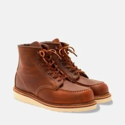 Red Wing ShoesHeritage 6 Moc Toe Boots 1907 - Copper Rough & Tough Brown