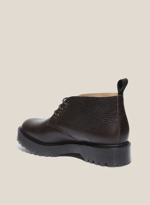 Solovair X YMC Men's Leather Chukka Boots Brown 4 Solovair X YMC Men's Leather Chukka Boots Brown - Image 4