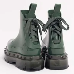 UndercoverUNDERCOVER X MELISSA SPIKES BOOTS - GREEN -Belleville Boot shop UNDERCOVER X MELISSA SPIKES BOOTS GREEN 20230208221317 2