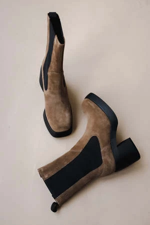 VagabondBROOKE SUEDE BOOTS - MUD 4 VagabondBROOKE SUEDE BOOTS - MUD - Image 4