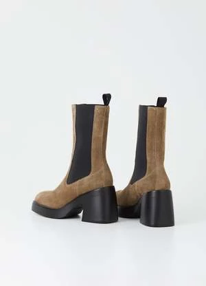VagabondBROOKE SUEDE BOOTS - MUD 8 VagabondBROOKE SUEDE BOOTS - MUD - Image 8