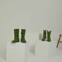 Reike NenWestern Straight Boots - Brown/Green -Belleville Boot shop Western Straight Boots 20230830132911 1