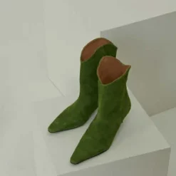 Reike NenWestern Straight Boots - Brown/Green -Belleville Boot shop Western Straight Boots 20230830132911 2